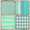 Patterns of Aqua Coaster Set