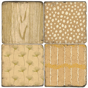 Fawn Colored Coaster Set