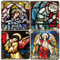 Glass Angels Coaster Set