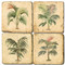 Small Palms Coaster Set. Handmade Marble Giftware by Studio Vertu.