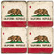 California State Flag Coaster Set