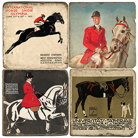 Equestrian Coaster Set