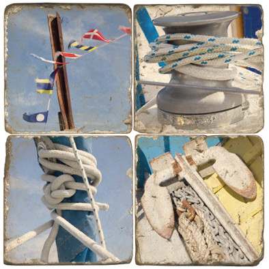 Sailing Themed Coaster Set