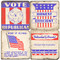 Republican Party Coaster Set