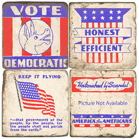 Democratic Party Coaster Set