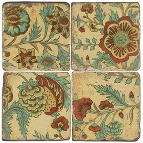 Floral Coaster Set