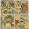 Floral Coaster Set