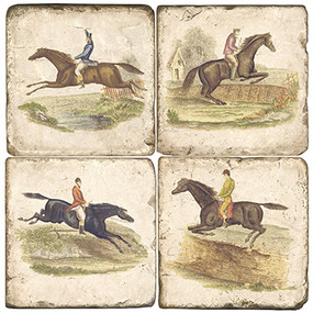 Jumping Horses Coaster Set