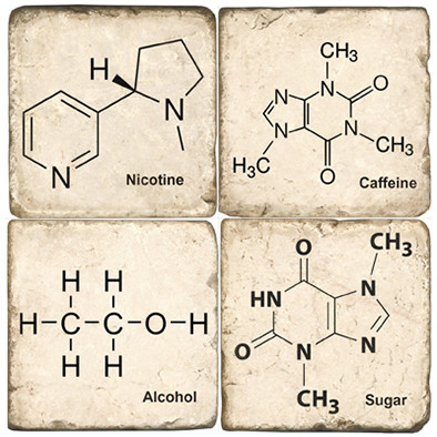 Crave Coaster Set. Handmade Marble Giftware by Studio Vertu.