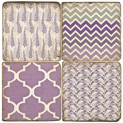 Lavender Coaster Set