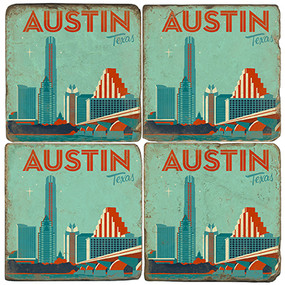 Austin Texas Coaster Set