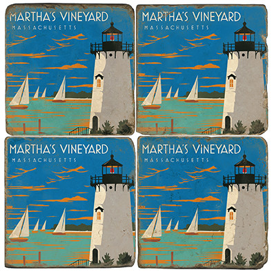 Martha's Vineyard Coaster Set