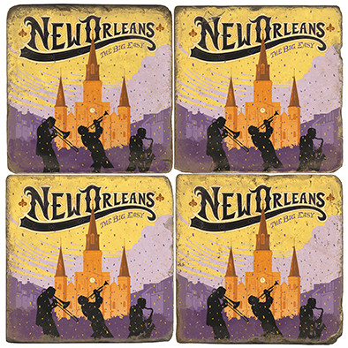 New Orleans Coaster Set