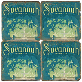 Savannah, Georgia Coaster Set