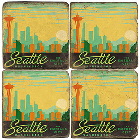 Seattle, Washington Coaster Set