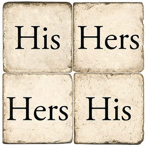 His and Her Coaster Set