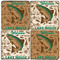Lake House Themed Coaster Set.  Illustration by Anderson Design Group.