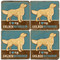 Golden Retriever Coaster Set. License artwork by Anderson Design Group.