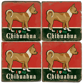 I love my Chihuahua Coaster Set. License artwork by Anderson Design Group.