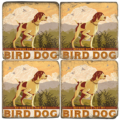 Bird Dog Coaster Set. License artwork by Anderson Design Group.