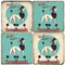 Poodle Coaster Set. License artwork by Anderson Design Group.