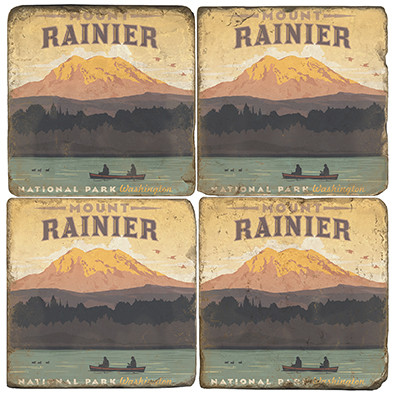 Mount Rainier National Park. License artwork by Anderson Design Group.