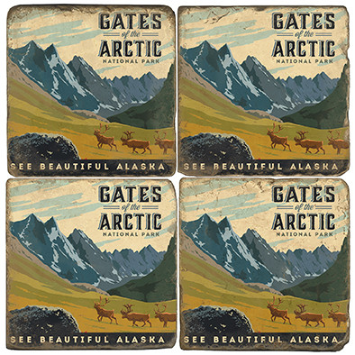 Gates of the Arctic National Park.License artwork by Anderson Design Group.