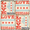 Chicago Coaster Set.  Tumbled Italian Marble Giftware by Studio Vertu.