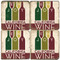 California Wine Coaster Set. License artwork by Anderson Design Group. Tumbled Italian Marble Giftware by Studio Vertu.