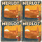 Merlot Coaster Set. License artwork by Anderson Design Group. Tumbled Italian Marble Giftware by Studio Vertu.
