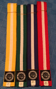 MIGHTYFIST Striped junior colour belts - 5 packs