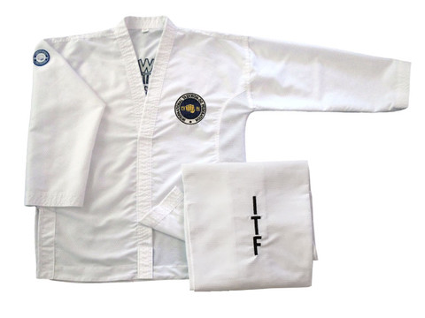 Fully embroidered Matrix Traditional logo dobok