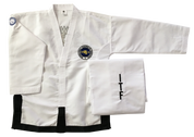 Fully embroidered Matrix Traditional logo Black Belt dobok