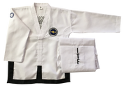 Onyx Traditional ITF Logo Black Belt dobok