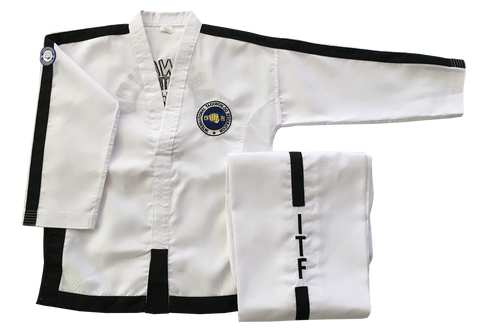 Onyx Traditional ITF Logo Instructor / Master dobok