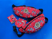 The range of Mightyfist Eco coin purses, card holders and bum bags