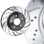 Veloster Crossdrilled and Slotted  Rotors Zinc