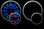PROSPORT 52mm Premium Water Temperature Gauge Blue