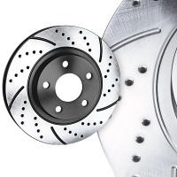 2015-18 Golf R Crossdrilled and Slotted Performance Brake Rotors