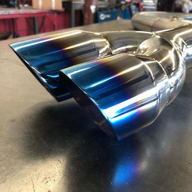 2017-2018 Elantra Sport Stainless Twin Tip Axle Back Exhaust