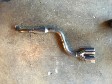 2012 2017 Hyundai Veloster Nav Evilla Axle Back Exhaust