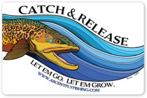Catch & Release Decal