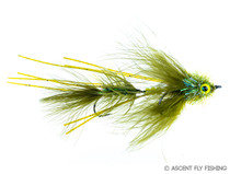 Circus Peanut Articulated Streamer - Olive