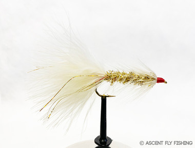 3 St Gold Head Glitter Wooly Bugger Streamer # 6 Sea-Gold-Trout Lake Pond 