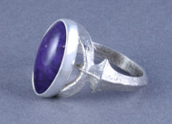 Sugulite and Sterling Silver Ring