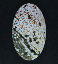 Dramatic Red and Green Ocean Jasper Designer Cabochon  #17746