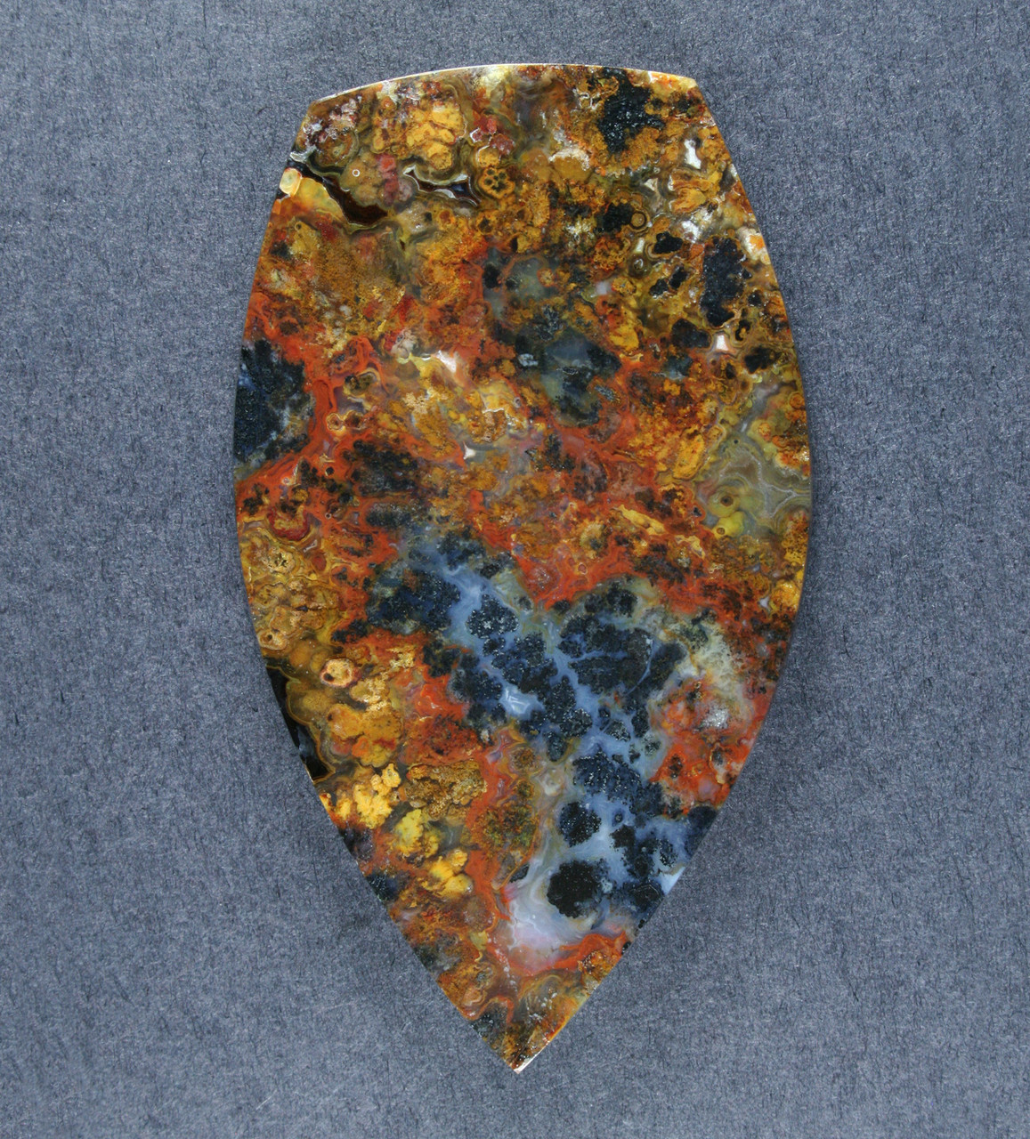 Texas Plume Agate Cabochon 18806 Gerard Scott Designs