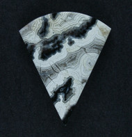 Black and White Crazy lace Agate Cabochon-    #18954