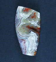 Crazy lace Agate Cabochon- Red, Orange and Yellow  #19524