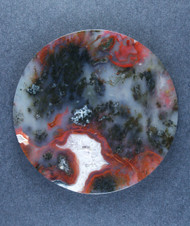Gorgeous Woodward Ranch Plume Agate Cabochon  #19546
